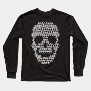 Bike Chain Skull Long Sleeve T-Shirt